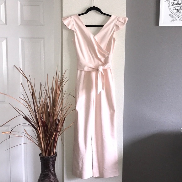 📫 SOLD 📫 Antonio Melani Pink Cap Sleeve Jumpsuit - Picture 4 of 9